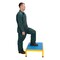 Vestil Adj. Steel Stand, 10-1/2-16-1/2 H, 24 x 36, 10.5 Overall Height, Steel, Yellow AHT-H-2436 - alternate 5